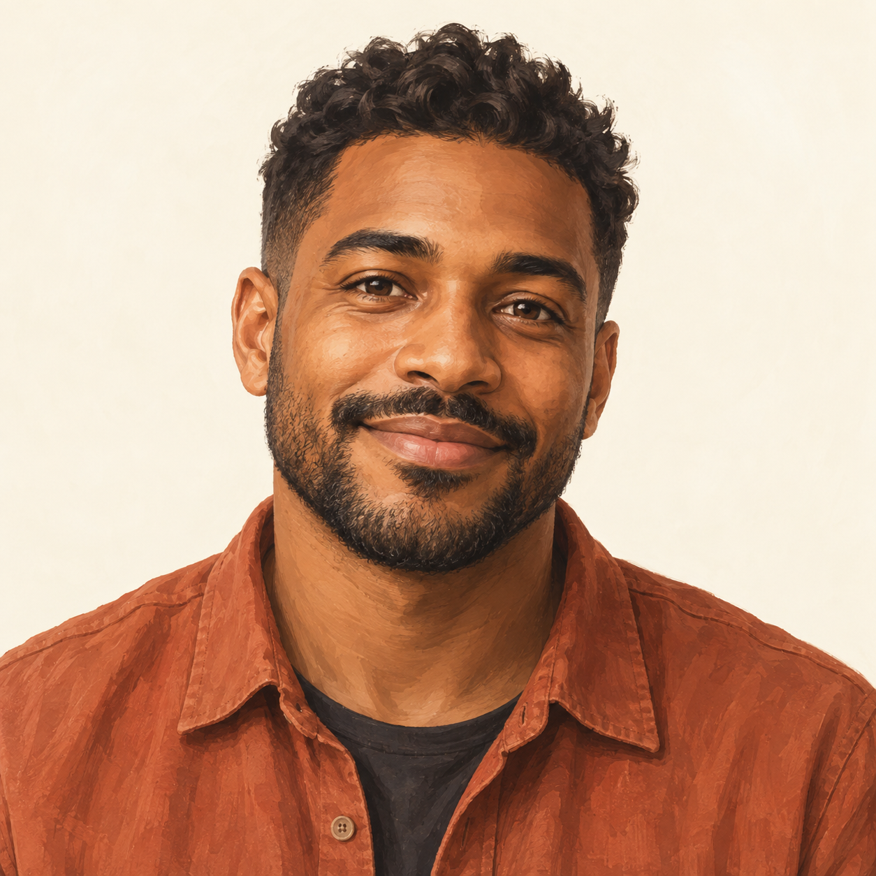AI-generated illustration for Marcus’s profile